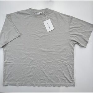 ACNE STUDIOS Gray Crew Neck Relaxed Fit T-Shirt Unisex *XXL Oversized Portugal
